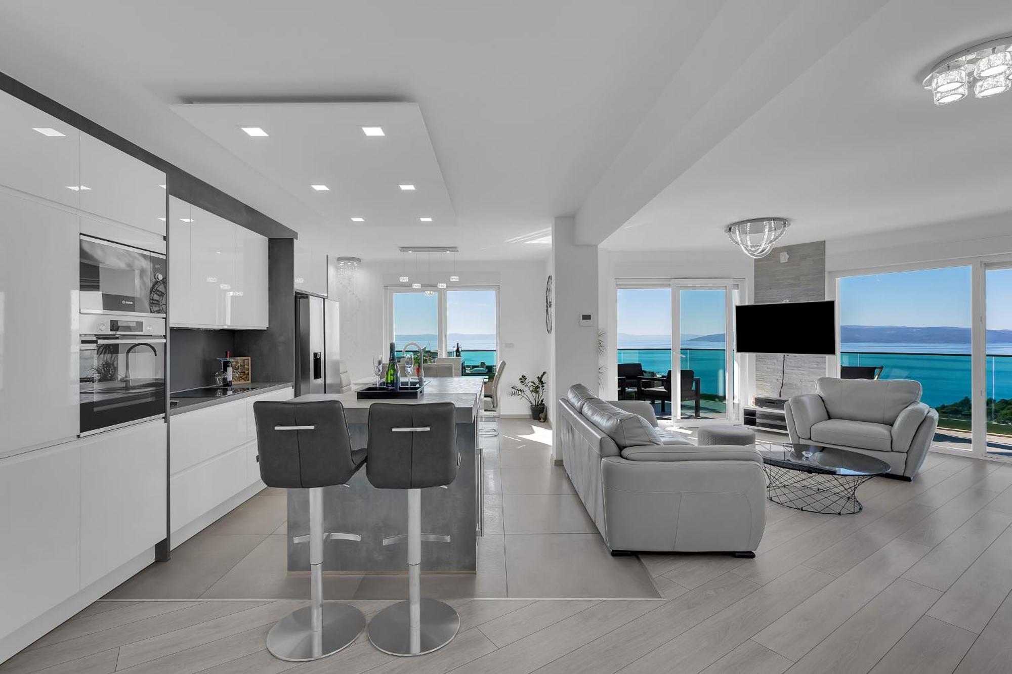 Апартаменты Exclusive Penthouse Big Blue With Private Jacuzzi Макарска Экстерьер фото